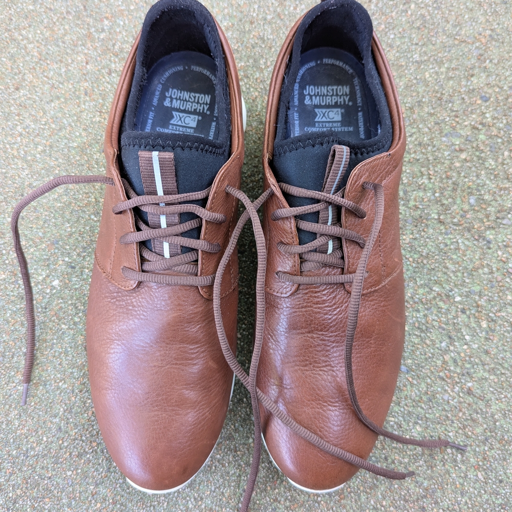 Johnston & Murphy Brown Leather Oxfords